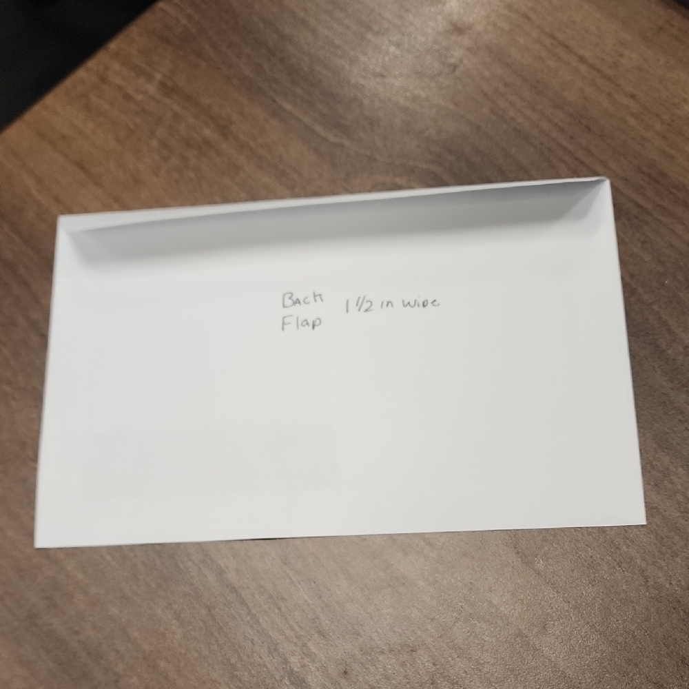 White Window Envelope - Picture 2 of 6